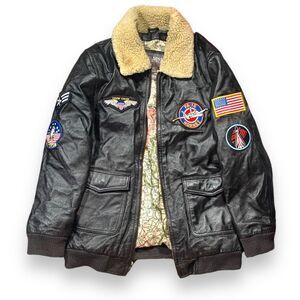Vintage Black Kids Jacket with Patches